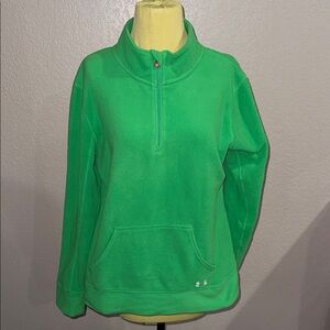 Under Armour Women's Vibrant Green Fleece Quarter Zip